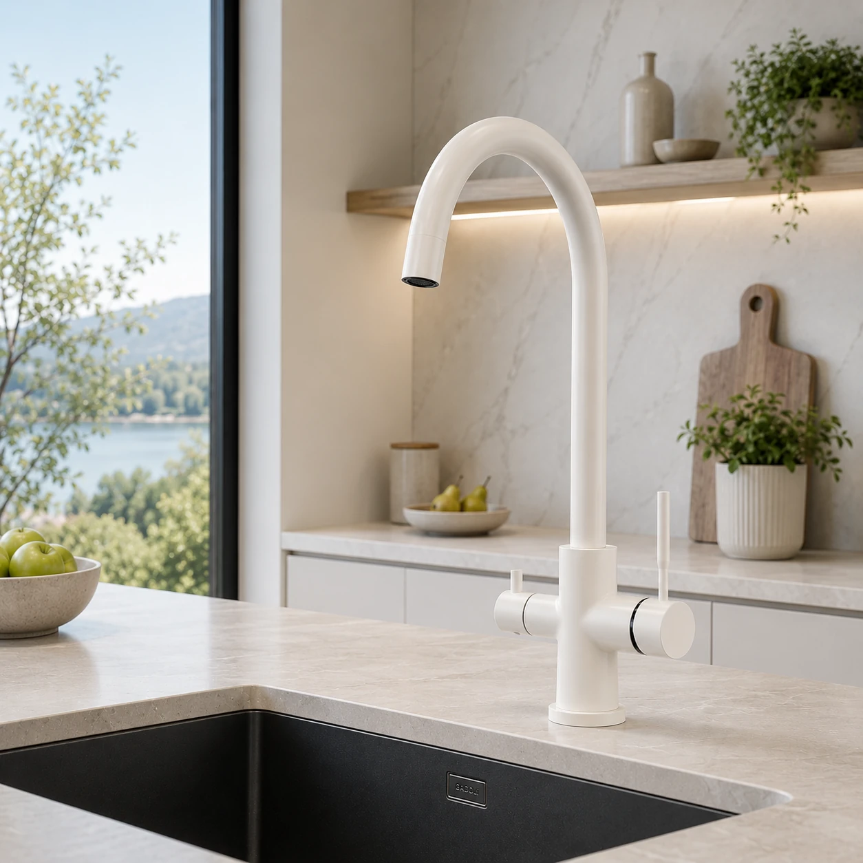 Aixeta Cisne White per a osmosi inversa
